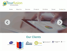 Tablet Screenshot of fourfusiontechnologies.com